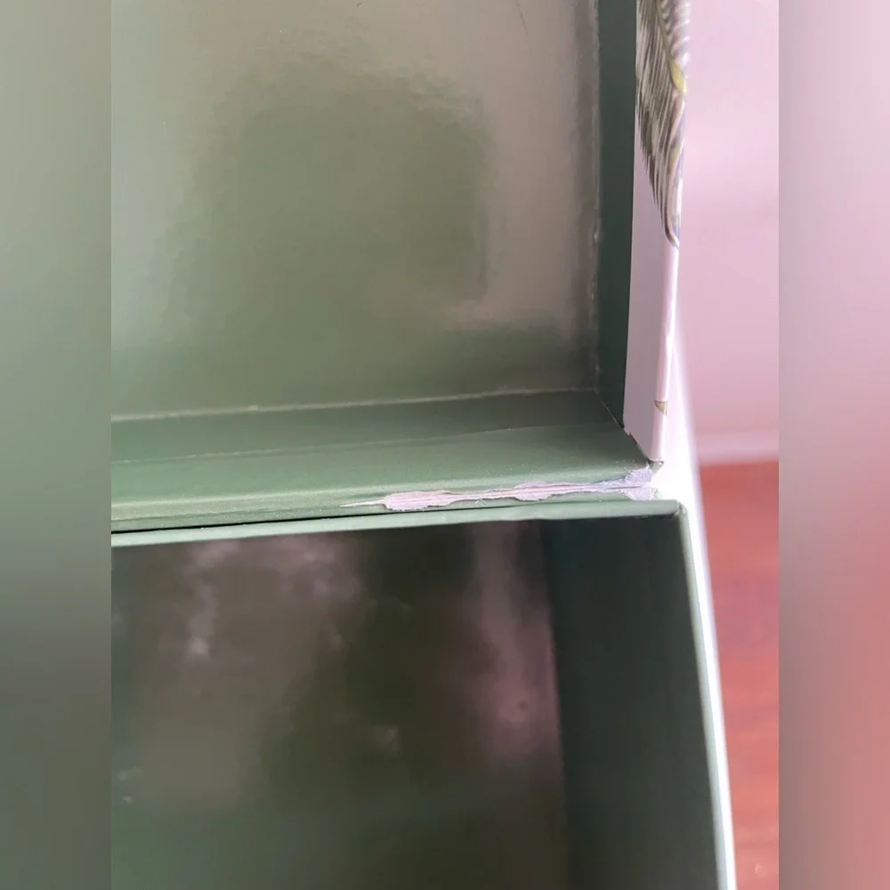 Tropical Leaf Print Storage Box